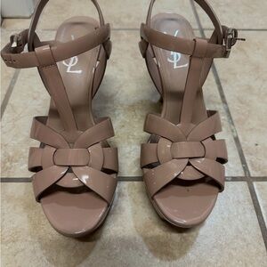 Yves Saint Laurent Women's Nude Strappy Heels